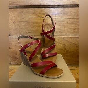 Lucky Brand | Red Wedges Size 9 1/2